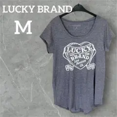 美品♡LUCKY BRAND 【M】ラッキーブランド グレー Tシャツ 半袖 夏