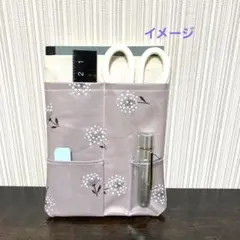 ハンドメイド ナースポケット花柄 ラミネートA6対応マルチケース