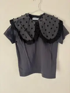 frankygrow フランキーグロウ　フリル　Tシャツ　付け襟　S