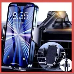 2way 強力 スマホホルダー 車 車載ホルダー　スマホスタンド カー用品 携帯
