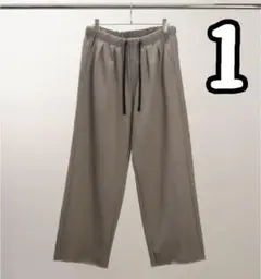 【新品】ANCELLM TUCK SWEAT PANTS GRAY 25AW 1