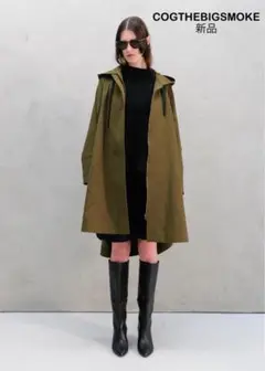 ✨美品✨　コグザビッグスモーク タートルネック　ニットポンチョ グレー　Free 期間限定価格】美品 定価5.2万 コグザビッグスモーク