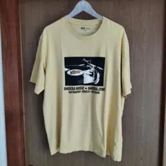 【中古品】UNIQLO　アメーバミュージック レコードTシャツ/XLサイズ
