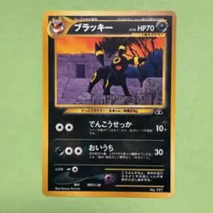 【美品】ポケモンカード　ブラッキー　ネオ　プレミアムファイル2