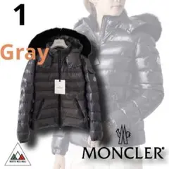 サイズ1 本物保証 Moncler Badyfur Gray バディファー