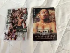 RIZINポテトスティックポスターカード2枚セット