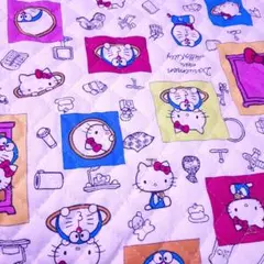 Sanrio　HELLOKITTY76.15 キルティング生地　難あり