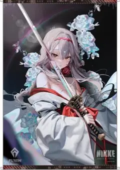 勝利の女神:NIKKE B2タペストリー 紅蓮　ブラックシャドウ　新品未開封