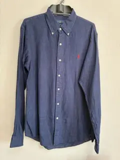 Ralph Lauren 麻スリムフィット ボタンダウンシャツ M