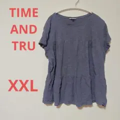 TIME AND TRU グレー 半袖Tシャツ XXL