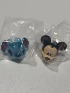 ディズニーキャラクター　スティッチ　ミッキーマウス　ガチャガチャ