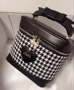 pium 千鳥柄 バニティバッグ 非売品