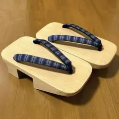 【新品級美品】紳士下駄　桐下駄　千両下駄