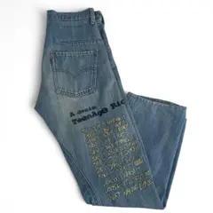 Levi's リーバイス 立体裁断 エンジニアド ジーンズ メッセージ デニム