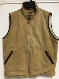 [古着]Wrangler ベージュ コットン ベスト