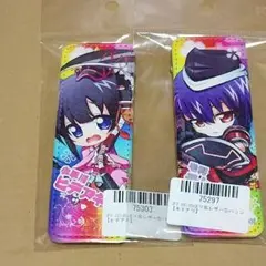 戦国乙女のぼり風レザー缶バッジ【モトナリ＆ヒデアキ】