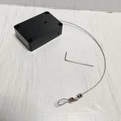 リトラクト可能キュリティケーブルロック 1セット 黒