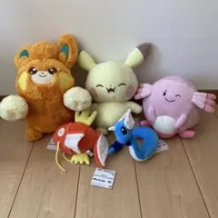 タグ付き未使用　ポケモンぬいぐるみ　まとめ売り　パモ　ピカチュウ　ラッキー等