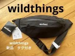 ワイルドシングス　ボディバッグ　新品タグ付き　ブラック