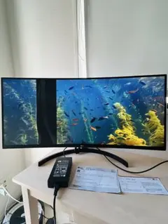 LG 湾曲ディスプレイ 35WN75CN-B カーブ　ゲーミング　モニター