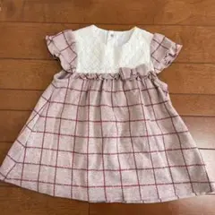 【美品】bebe ワンピース/長袖シャツセット