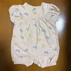 futafuta*半袖ロンパース*月とくま*70サイズ*美品