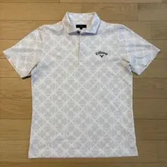 Callaway ホワイトパターン ポロシャツ