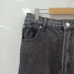 ダメージジーンズ　ブラック　サイズL