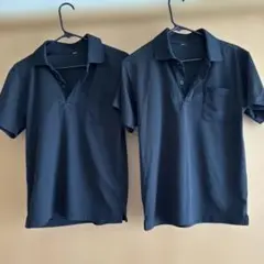 黒ポロシャツｓｓ2枚セット