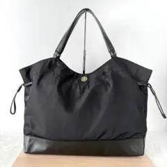 【美品】Tory Burch トリーバーチ トートバッグ ナイロン ブラック