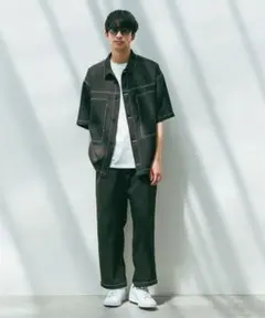 LAKOLE ラコレ ブッチャーワークシャツ ＆ ブッチャーワークパンツ