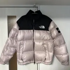 美品 THE NORTH FACE ヌプシ ダウンジャケット ピンク/ブラック