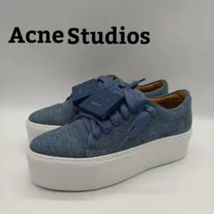Acne Studios フェイスプレート 厚底スニーカー 24cm 268