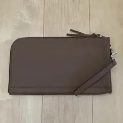 【美品】 nano universe クラッチバッグ　ナノユニバース　茶色