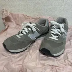 New Balance W574GS グレー スニーカー 24.5センチ