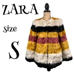 ザラベーシック ZARA ファージャケット(S)