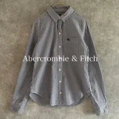 Abercrombie & Fitch チェック 長袖 ストレッチ シャツ