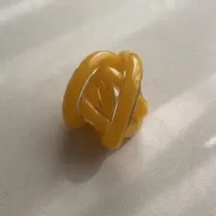 HAY KNOT ガラス オブジェ 北欧デンマーク　インテリア オレンジ