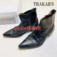TRAKAR'S★鋲打ちショートブーツ★黒・トンガリブーツ・ブラックブーツ imgrc0063597608.jpg