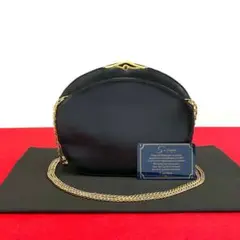 極美品 カード付き カルティエ サファイアライン カーフレザー ショルダーバッグ