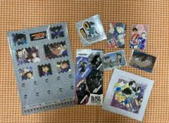 名探偵コナングッズセット（シール、カード、マルチクロス）