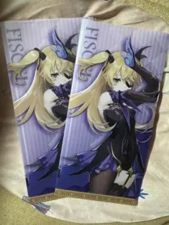 原神 フィッシュル チケットファイル クリアファイル GIGO 2枚