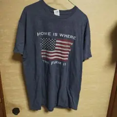 Delta Apparel アメリカ国旗 Tシャツ L