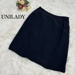 【UNILADY】事務服　ミニスカート　黒　ブラック　11号