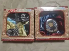 【未使用】赤井秀一　安室透　缶バッチ付きシュシュ