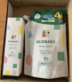 アロベビー　ミルキーローション　詰替600mL ＆150mL１本