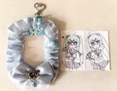 手描きイラスト チェキホルダー ハンドメイド