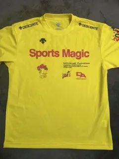 DESCENTE イエロー 陸上用シャツ Sサイズ 2013年大会記念Ｔシャツ