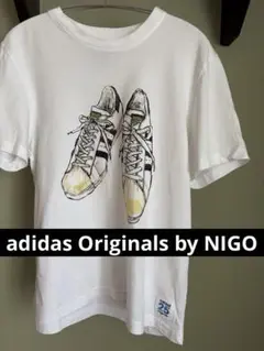 アディダスオリジナルス スーパースタースニーカー柄Tシャツ 25 Nigo M