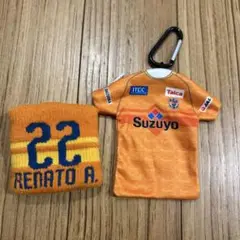清水エスパルス　ヘナト・アウグスト　サイン入り　　リストバンド　ユニホームポーチ
